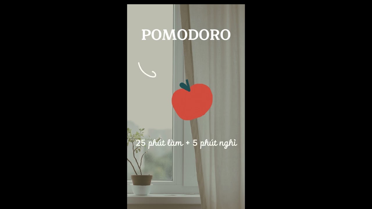 PHƯƠNG PHÁP POMODORO GIÚP BẠN TẬP TRUNG 