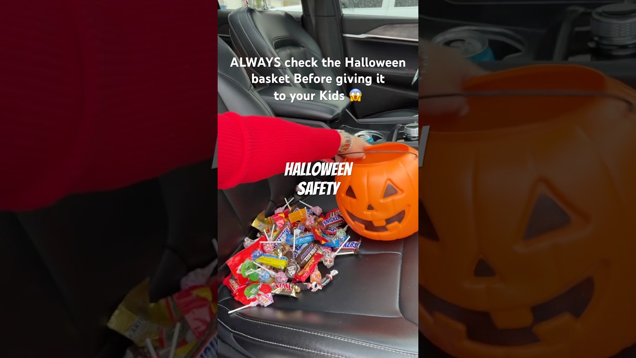 Viral Halloween Safety Tips #safety #kidssafecontent #candy #halloween #momblogger #viralshort #usa