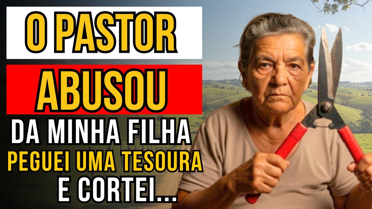 👵PEGUEI O PASTOR COM MINHA FILHA - ENTÃO PEGUEI UMA TESOURA E CORTEI...
