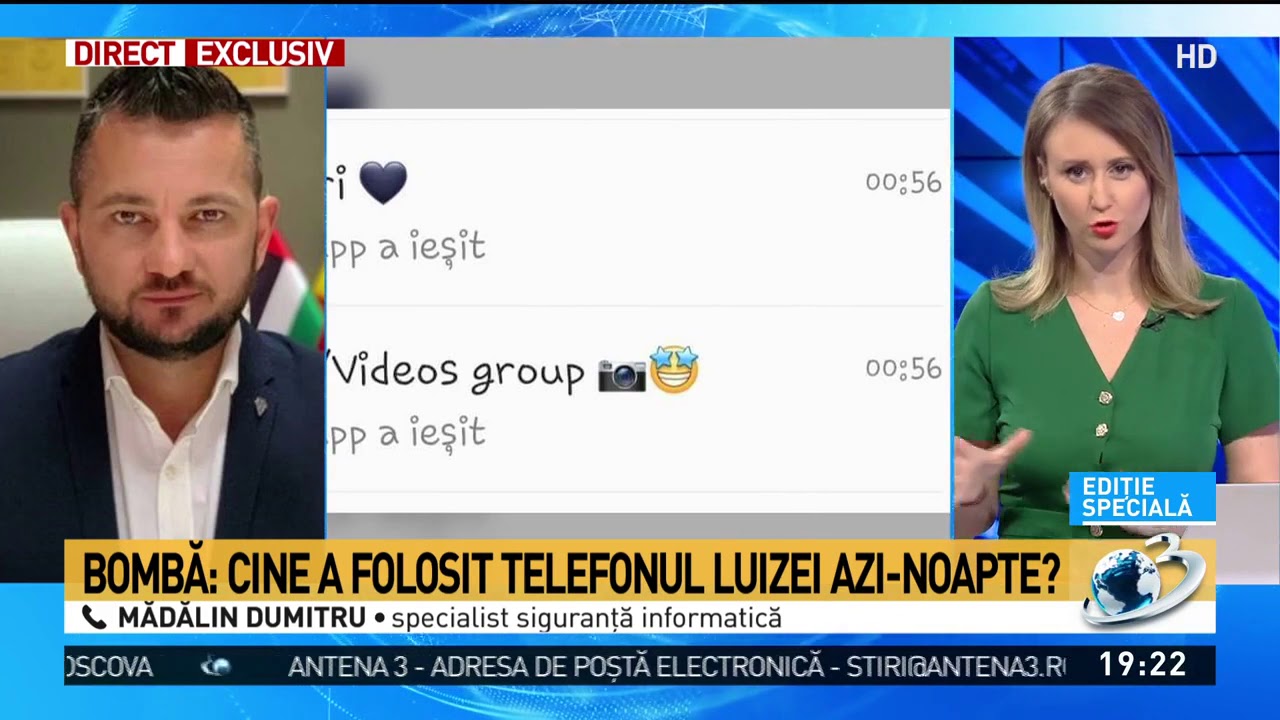 Madalin Dumitru Antena 3 Localizare Whatsapp