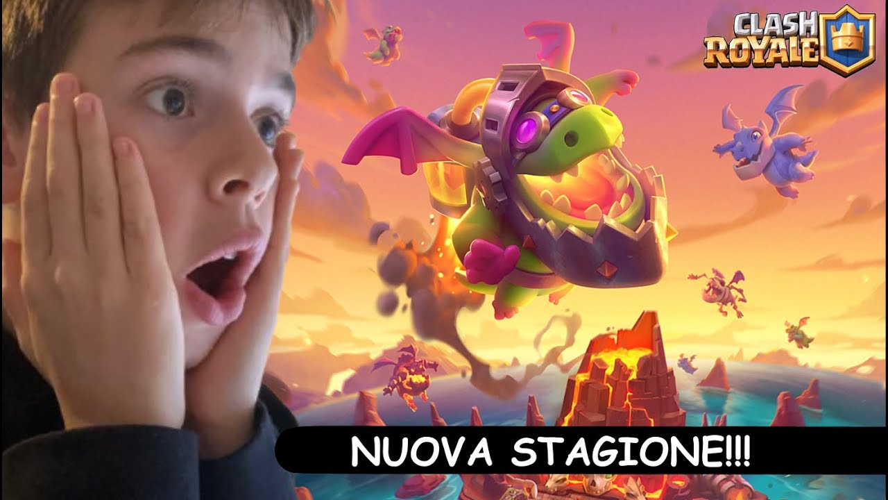 NUOVA STAGIONE!!! DRAGO INFERNO EVO!!! Clash Royale ITA!