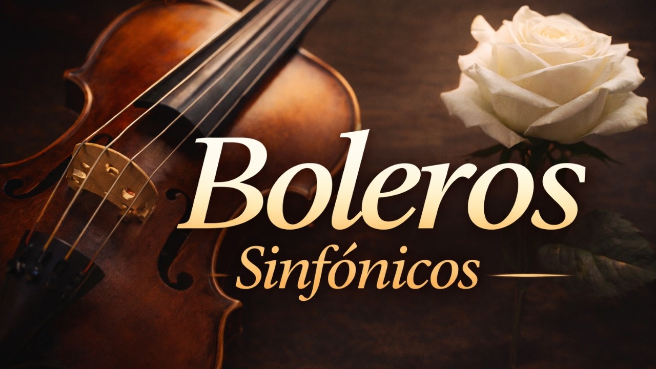 Boleros Sinfónicos Románticos ✨ Música Instrumental Romántica para Relajarse y Recordar