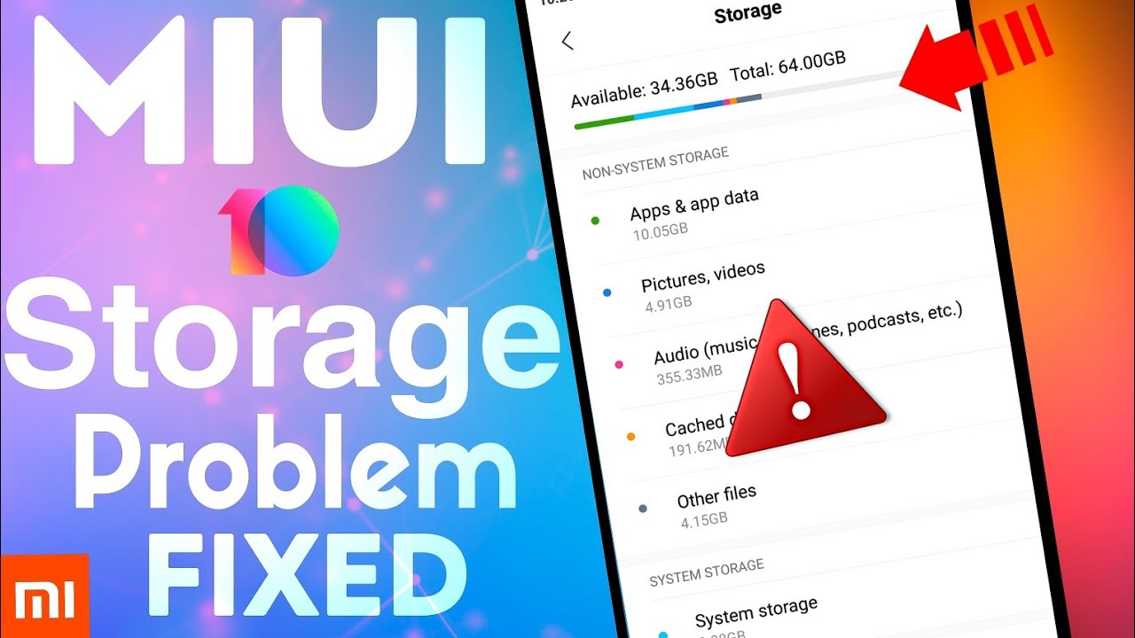 Storage Problem Solved For Xiaomi Users ! (NO ROOT) MIUI 10 Best Tricks 2019 ! MUST HAVE Xiaomi User