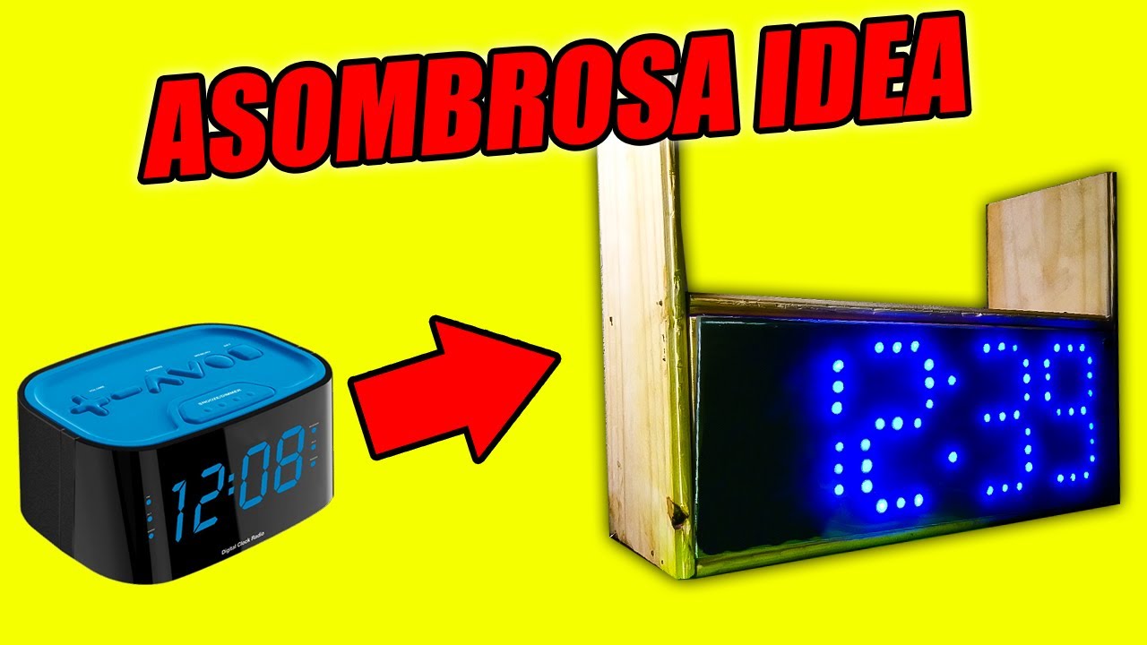 ¡Mira Esto! De Reloj Común a Pantalla LED Personalizada