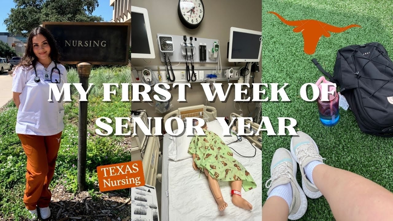 MY FIRST WEEK OF SENIOR YEAR | UT Austin School of Nursing | a week in my life of nursing school