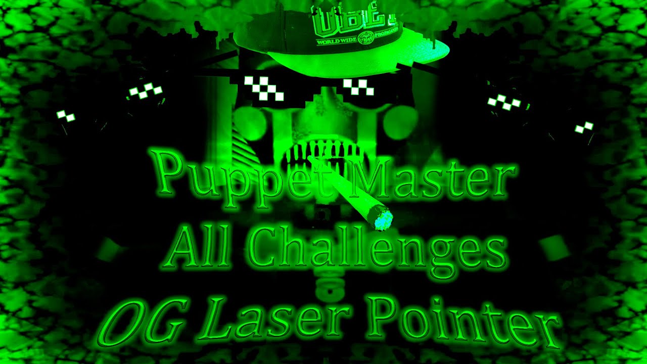 Puppet Master All Challenges OG Laser Pointer Completed | Five Nights at Candy's 3, But Better!