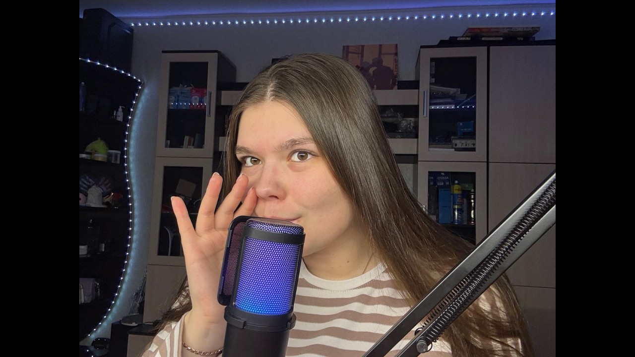 АСМР или как видео пошло не так, 8 марта, новый микрофон ASMR whisppering tapping