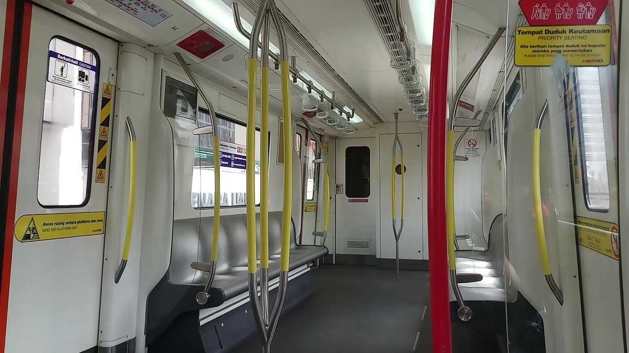 [EMPTY front coach!!!] Journey on LRT SPAG Line from Sultan Ismail to Pudu (read desc)
