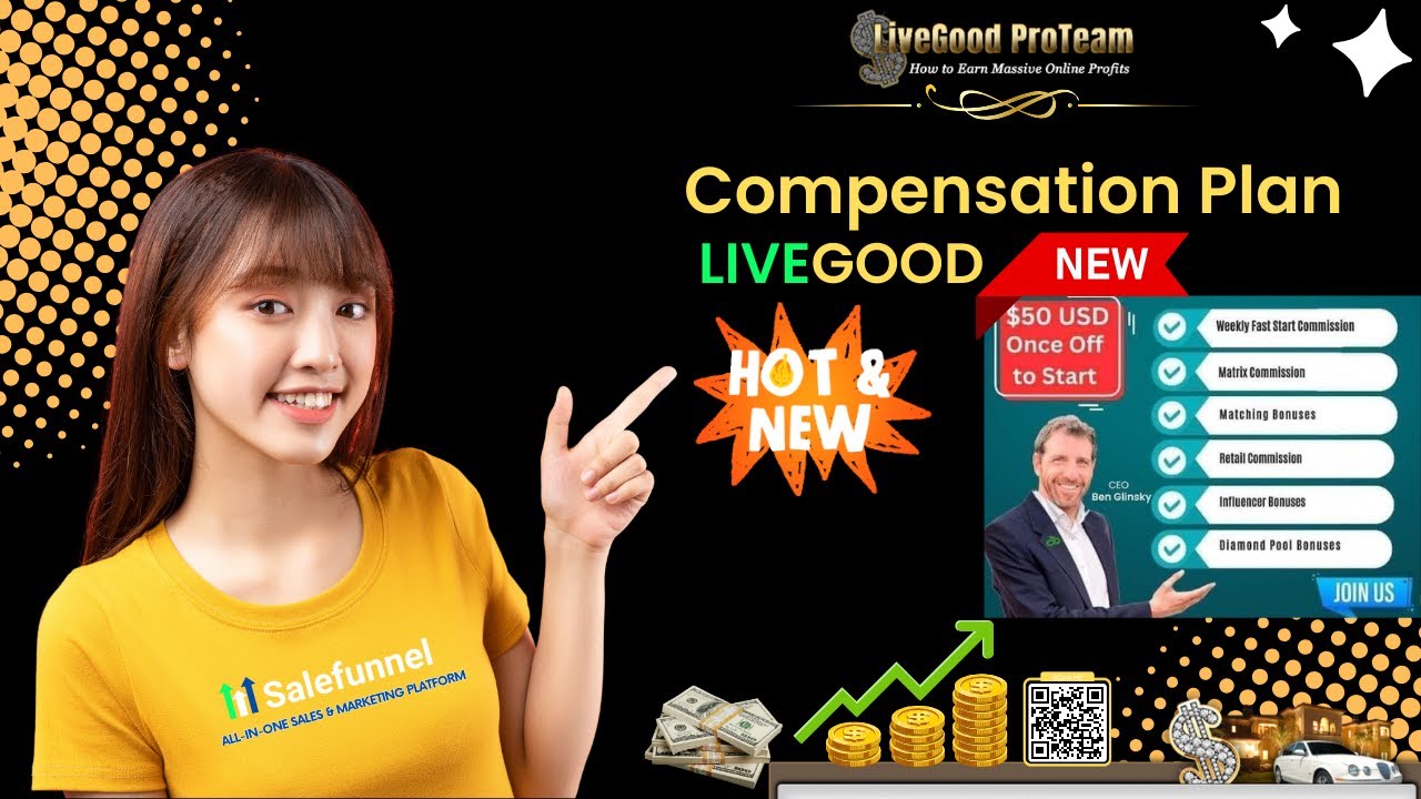 💖 LiveGood NEW Affiliate Compensation Plan _ CEO BEN GLINSKY