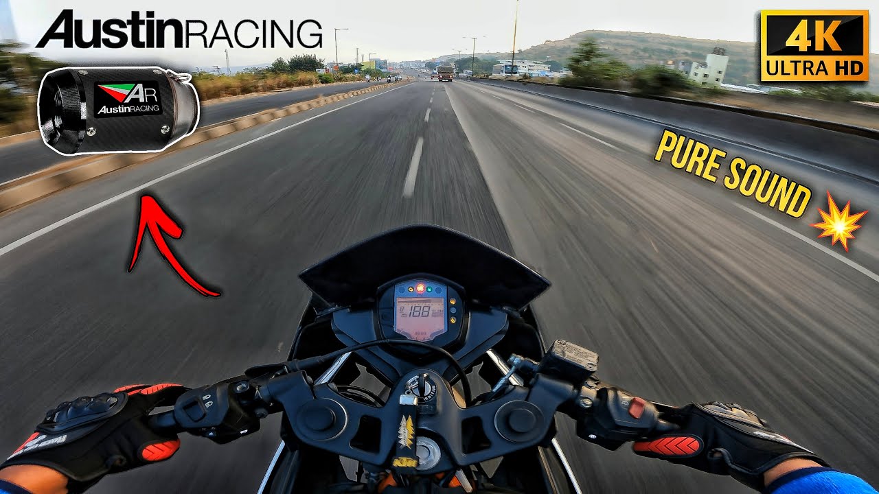 KTM RC 390 With AR EXHAUST 💥 full Throttle on 🔥 RC 390 Full Power Test ⚡ 