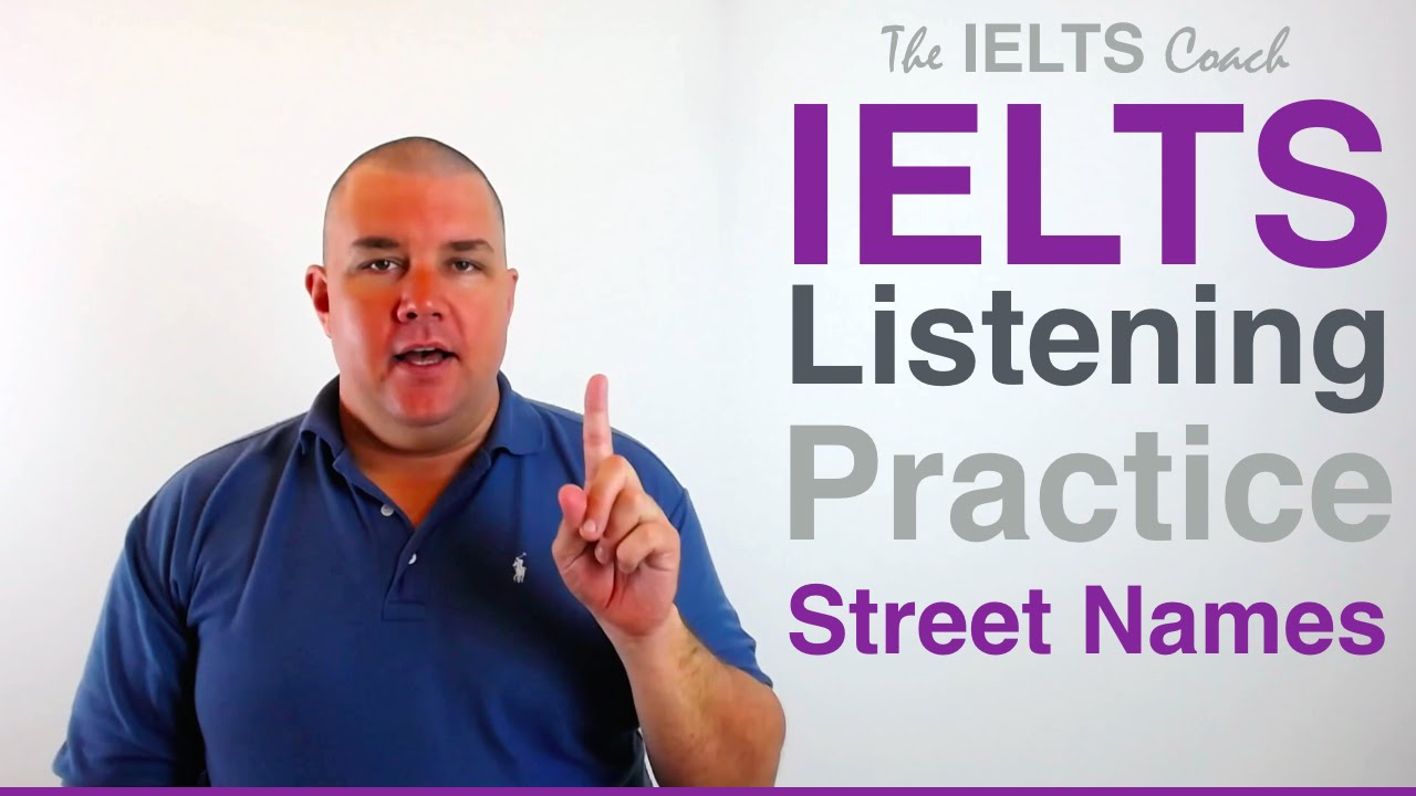Практика аудирования IELTS — Тест на правописание — Названия улиц