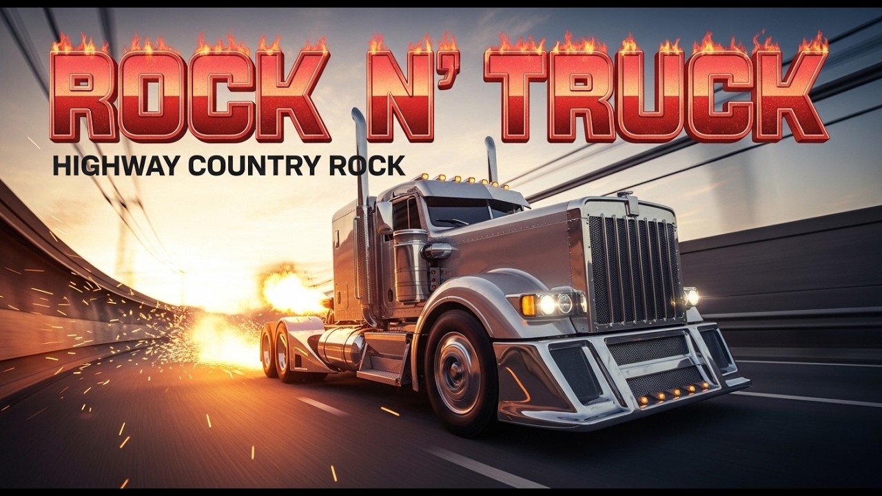 Country Rock for Truckers – Highway Road Mix | Rock Miami Diesel #Truckers #CountryRock