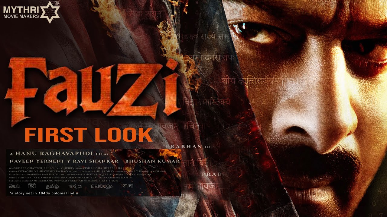 #FAUZI First Look Teaser | HBD Prabhas | Hanu Raghavapudi | Iamnvi | Filmy Secrets