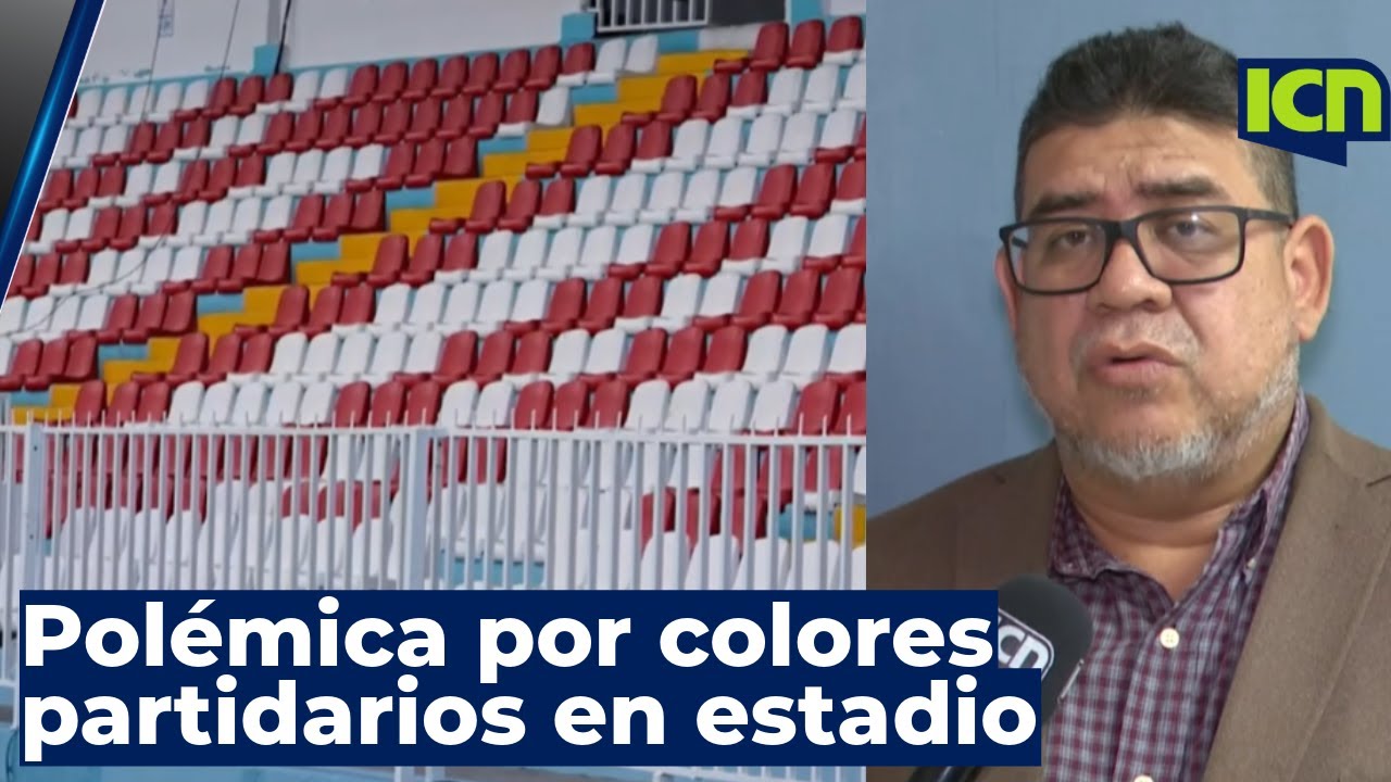 Polémica por uso de colores partidarios en remodelación del Estadio Nacional