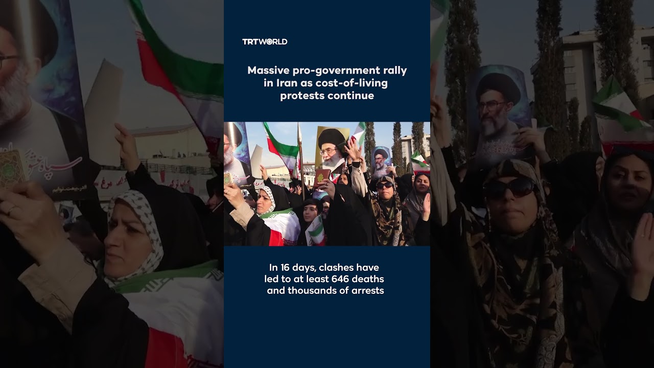 В Иране прошёл массовый проправительственный митинг.