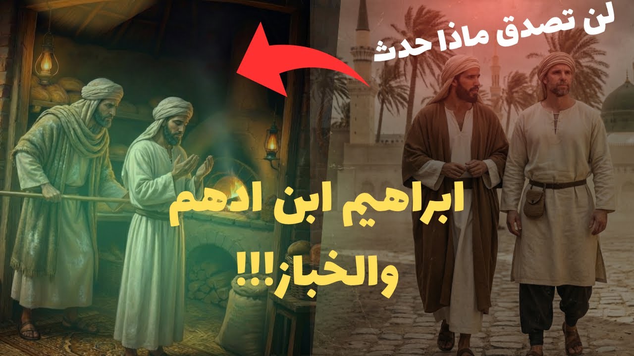 ابراهيم ابن ادهم والخباز 🫓