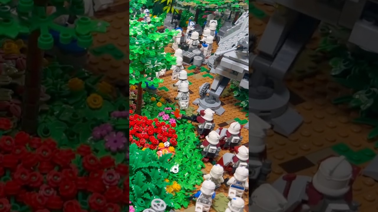 Huge Star Wars Clone Battle! #starwars #lego #legostarwars #moc #legomoc #clonewars
