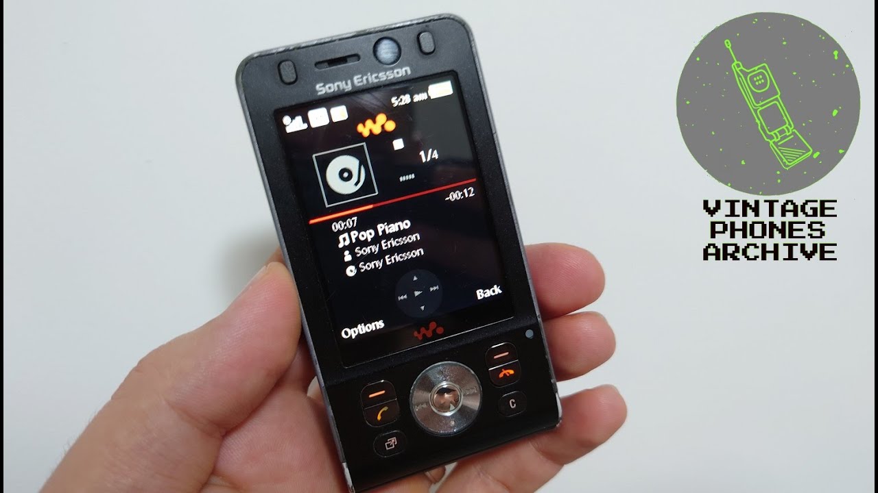 Sony Ericsson W910i Walkman Mobile phone menu browse, ringtones, games, wallpapers