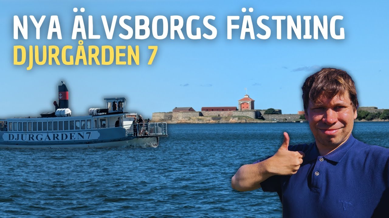 Båttur med Djurgården 7 till Nya Älvsborgs fästning