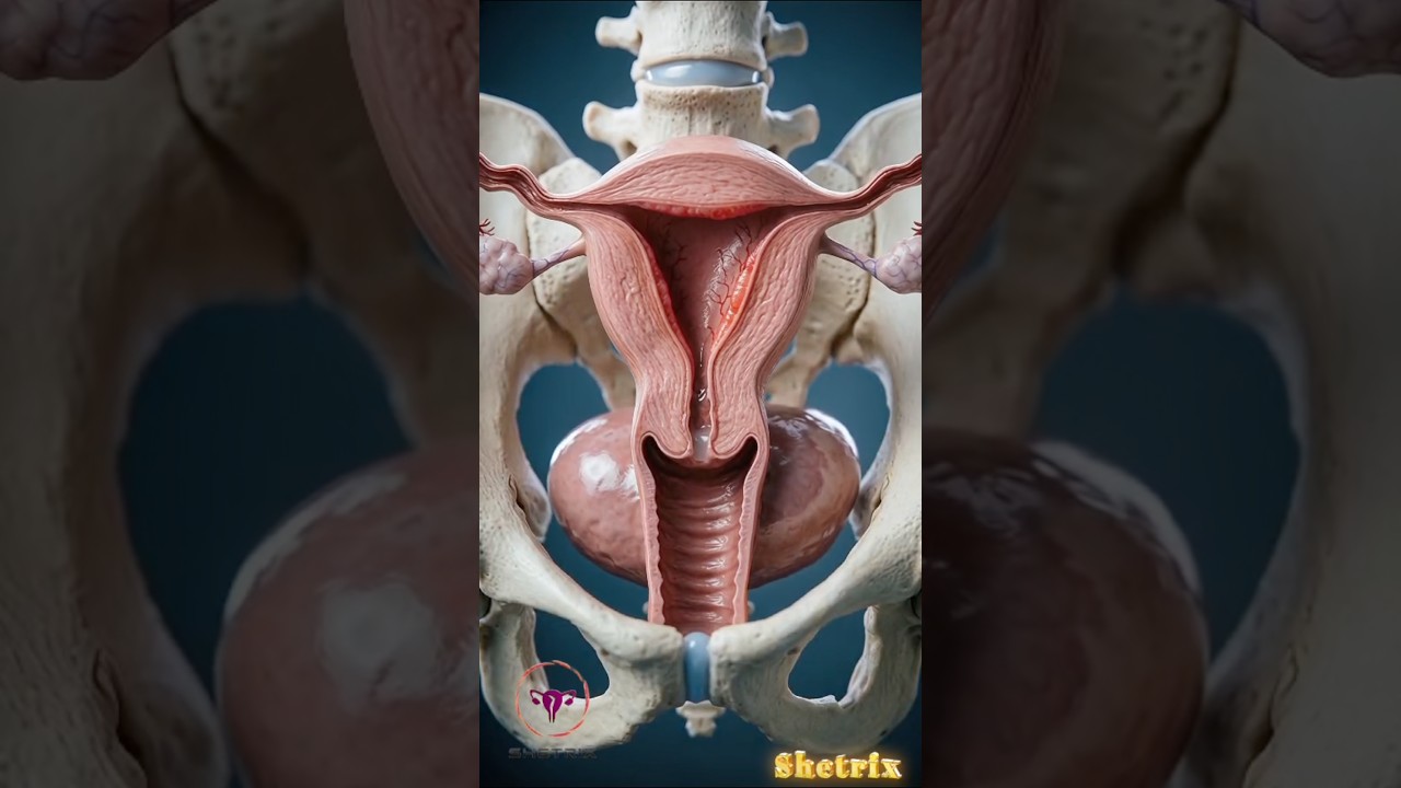 Ultra Realistic Uterus Motion Animation | Medical 3D Visualization