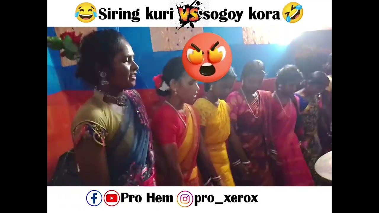 😂 Siring VS Sogoy 🤣 wait for end/Last tak dakho 🤣 #santhli #bapla #funny #viral #fullvideo
