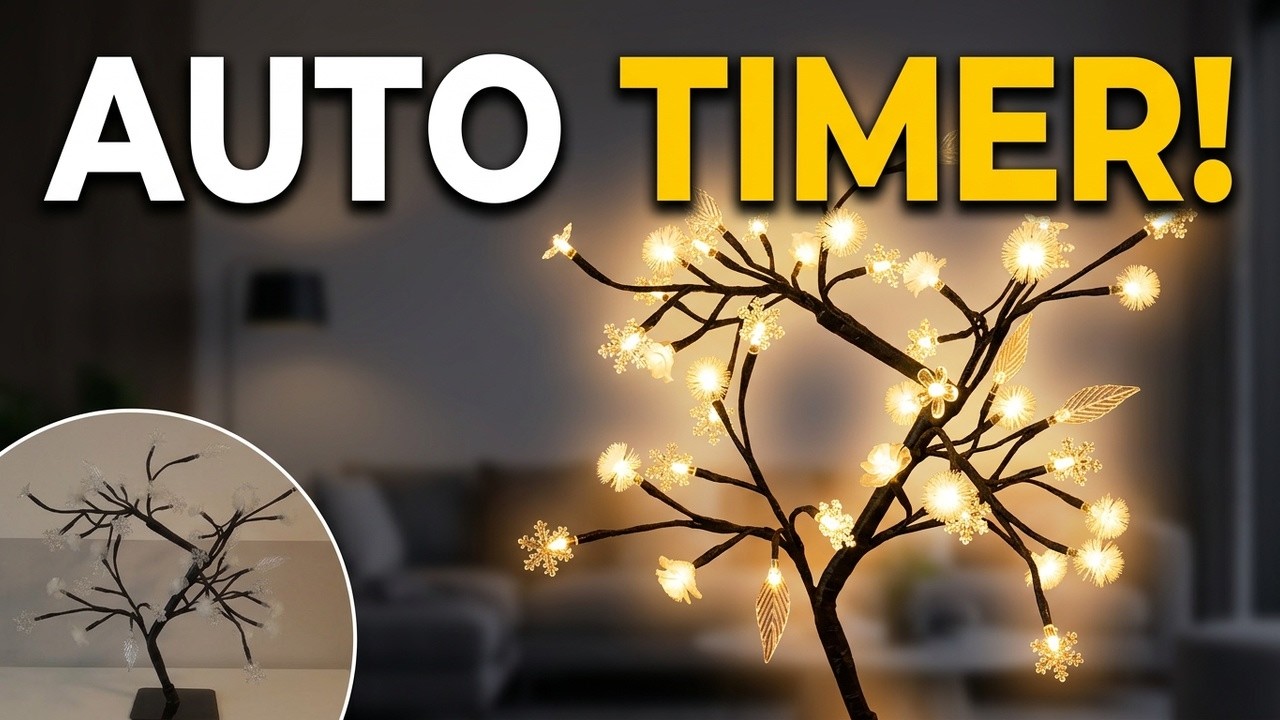 Deko Baum auf TIMER umbauen licht Lichterkette led. / Selbstsändige Zeitschaltuhr Uhr