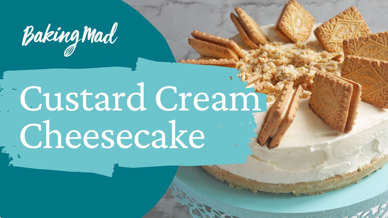 How to make Custard Cream Cheesecake