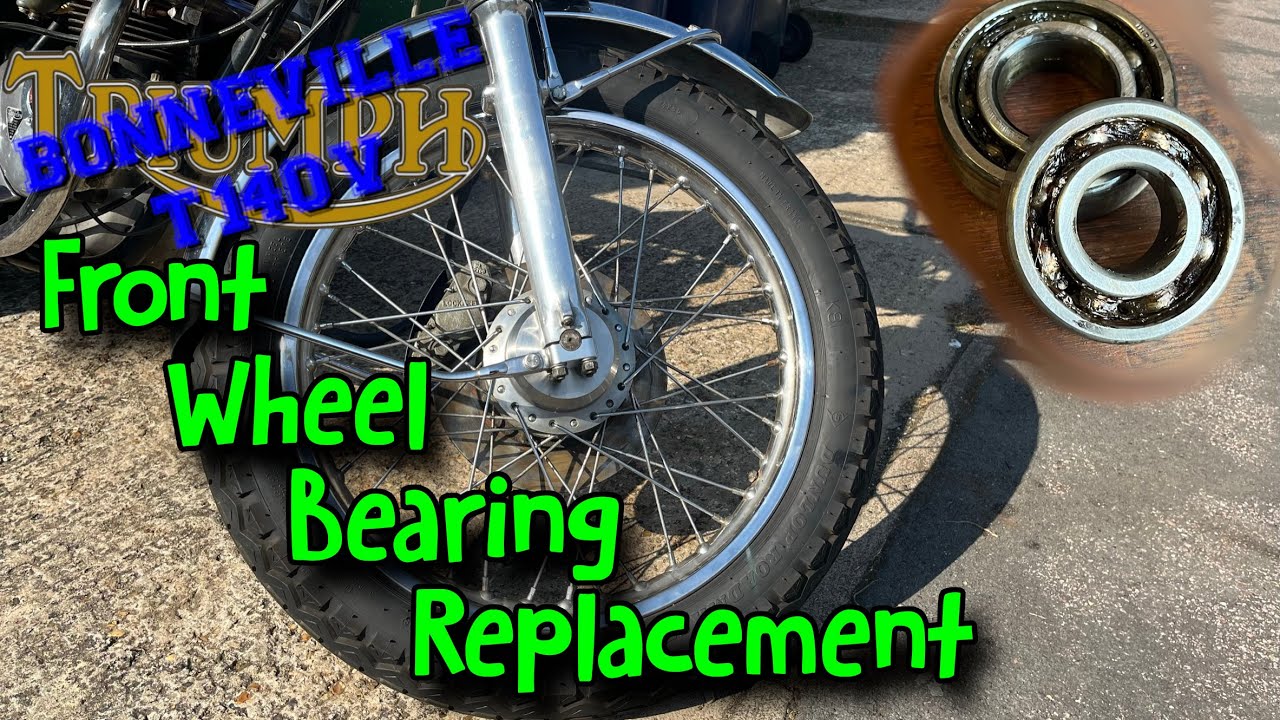 Triumph Bonneville T140 - Front Wheel Bearing Replacement