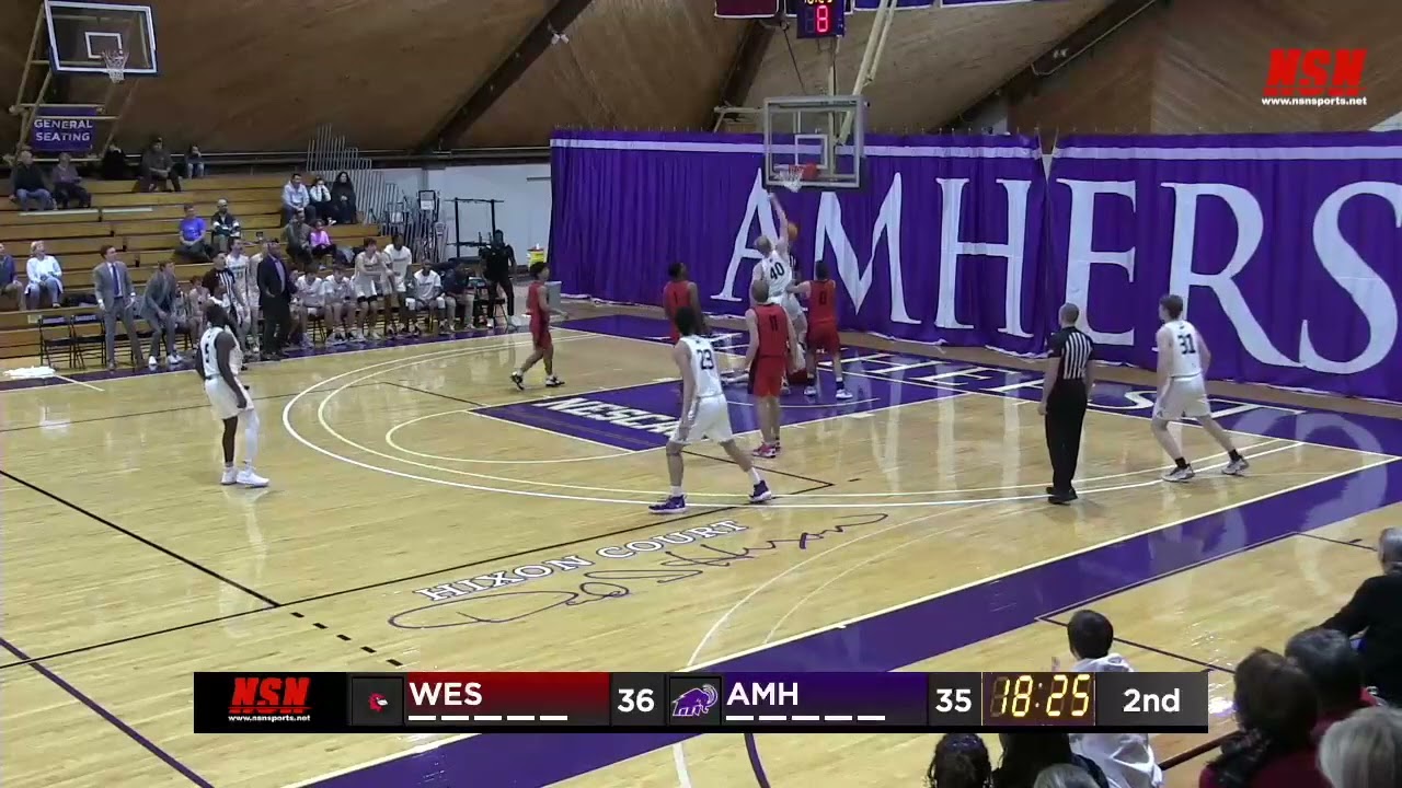 Men's Basketball: Amherst vs. Wesleyan Highlights (1/27/23)