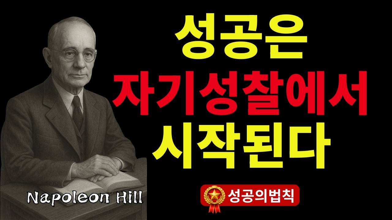 성공한 사람들은 왜 남을 탓하지 않을까  | 나폴레온 힐 성공 철학