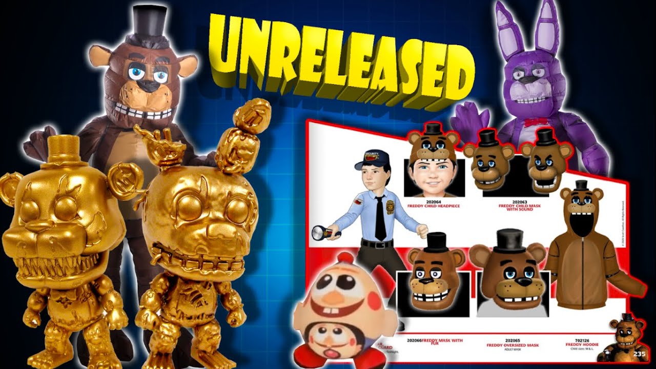 The UNRELEASED Five Nights at Freddy&rsquo;s Merchandise