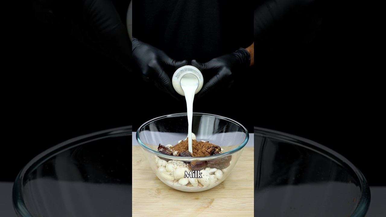 Homemade Healthy Ice-Cream ASMR #shorts #asmrcooking #viral