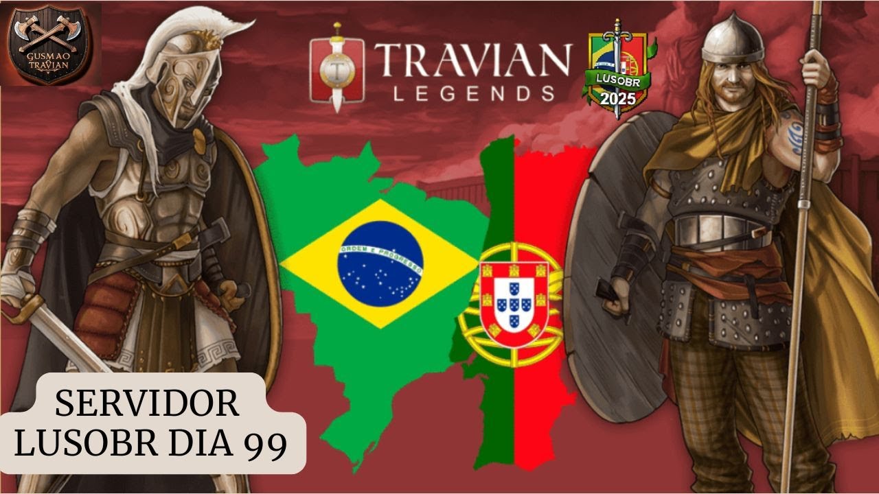 Como jogar Travian - Servidor LusoBR - 2025- dia 99