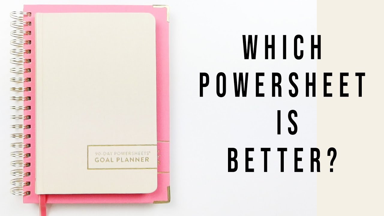 *NEW Undated Powersheets*  | REVIEW | Side by side with 2022 Powersheets