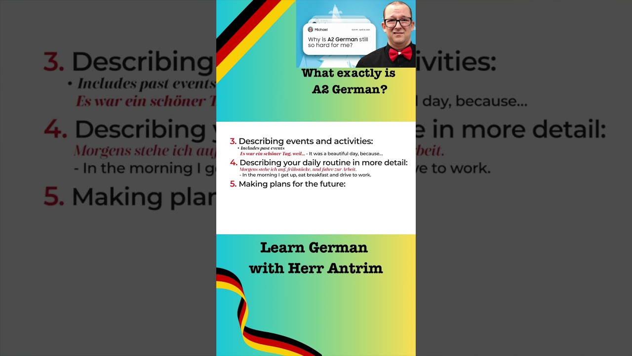 If You’re A2 in German, You Should Handle THESE Topics