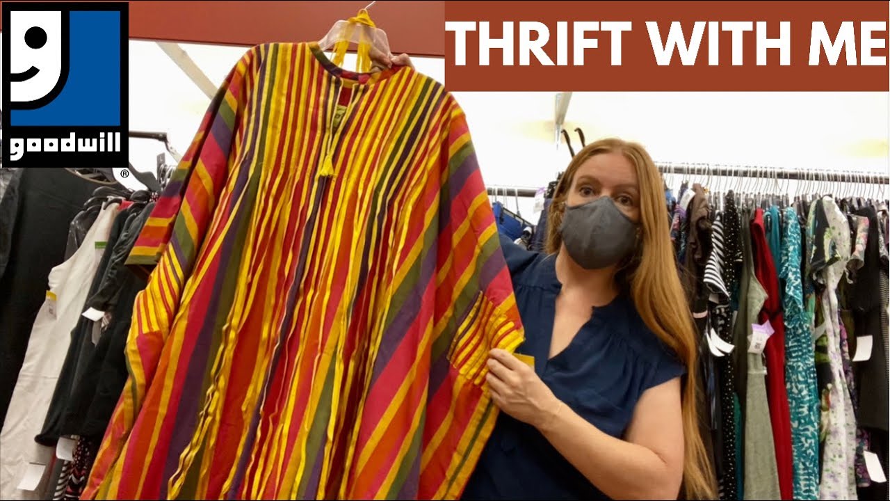 Guess How Much This Dress Is Worth?! Thrift With Me At Dollar Day At Goodwill In Los Angeles!
