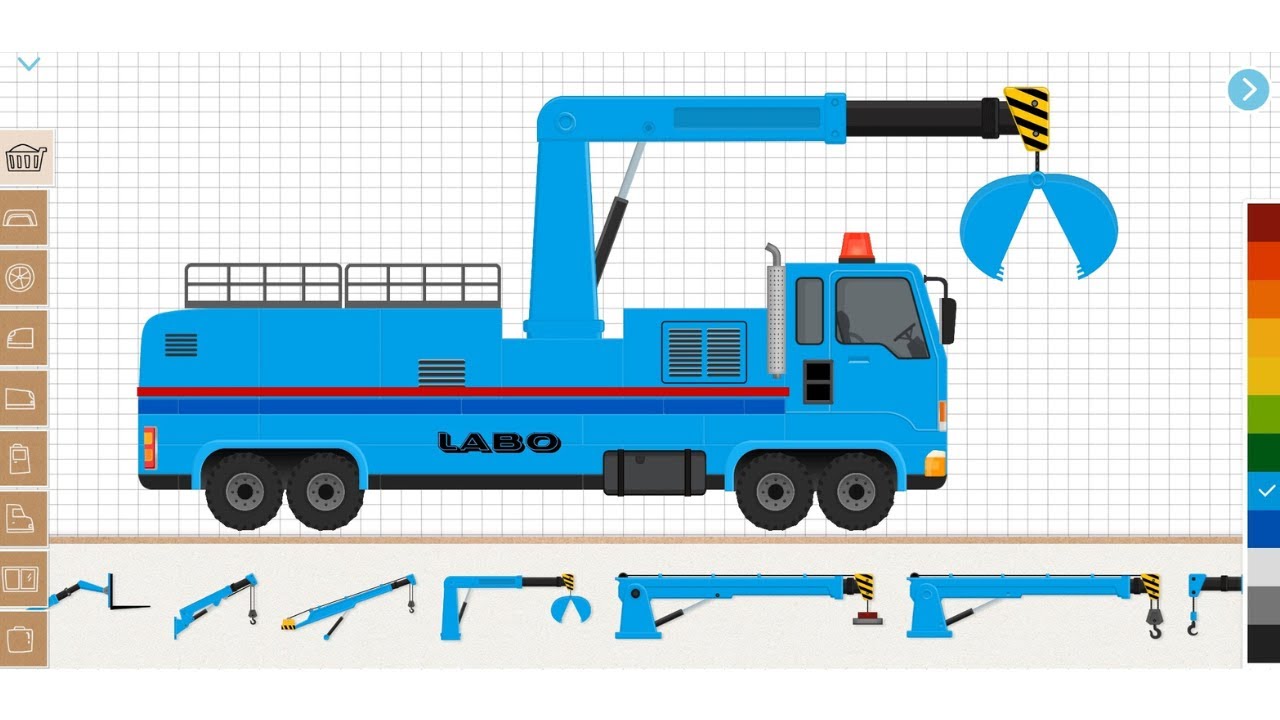 Building a Claw Machine Crane Truck In Labo Construction Truck