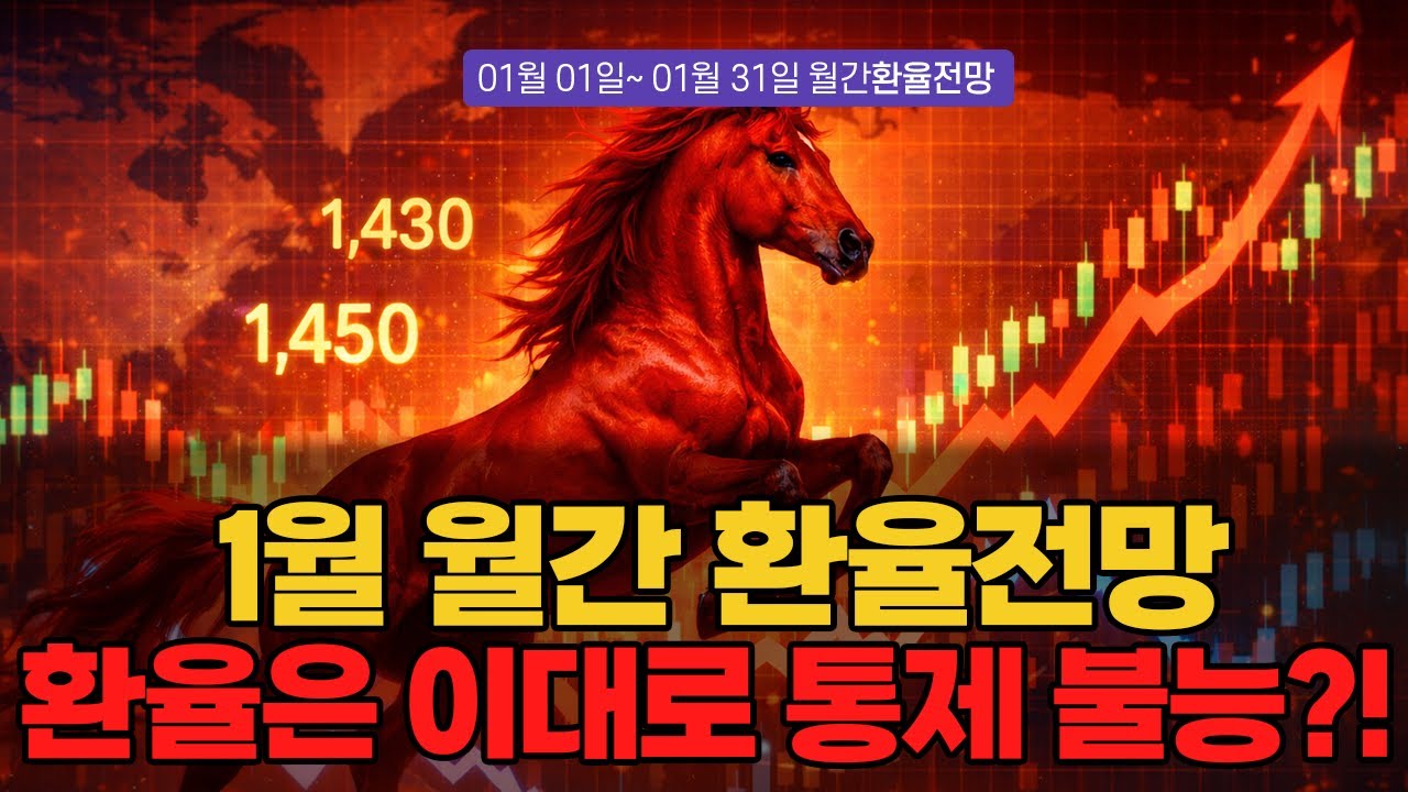 2026년 1월 월간 환율전망, 환율은 이대로 통제 불능?!  | 2026년 1월 월간 환율전망 | 환율똑톡