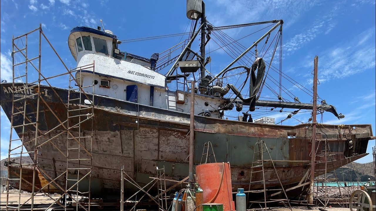 Barcos pesqueros en Guaymas Sonora ♥️