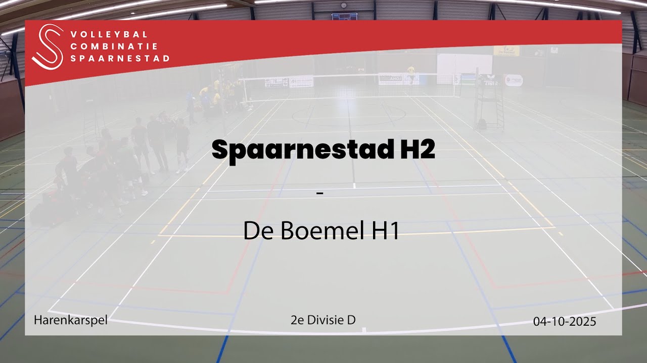 04 Okt 25 - De Boemel H1 vs Spaarnestad H2