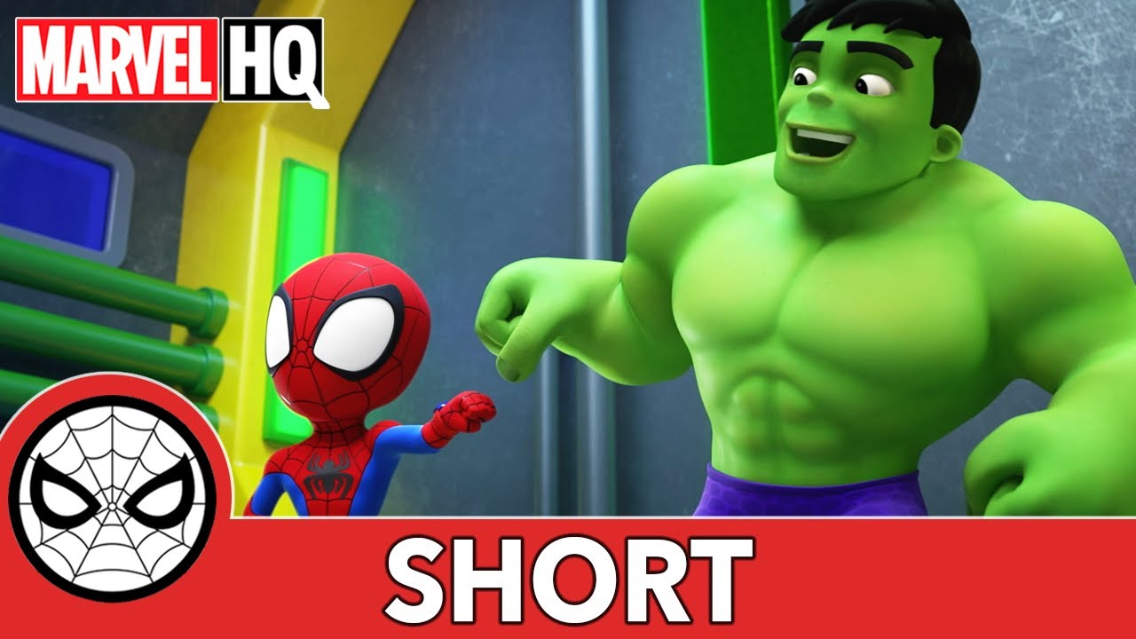 Meet Spidey and his Amazing Friends Short 3 | A Helping Hulk | @Disney Junior @Marvel HQ