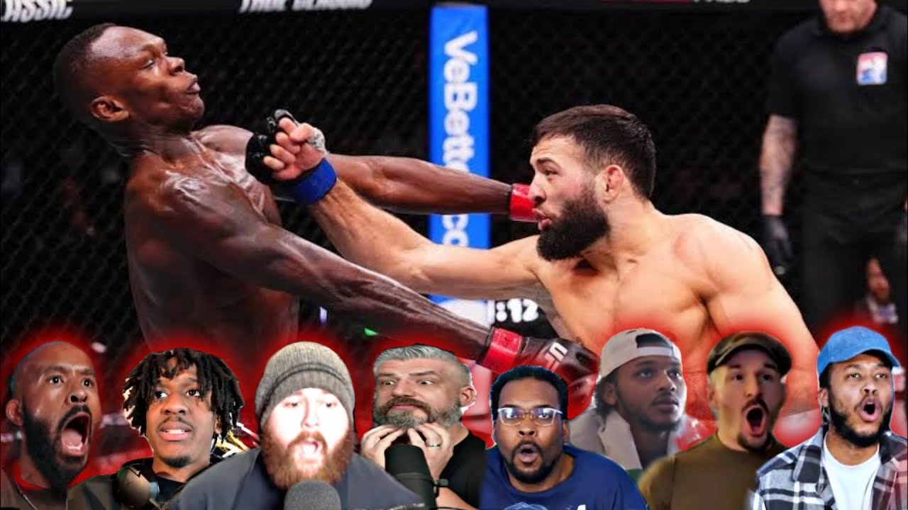 Israel Adesanya vs Nassourdine Imavov Fight Reaction!