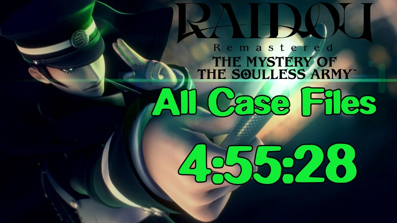 [WR] Raidou Remastered All Case Files Speedrun 4:55:28