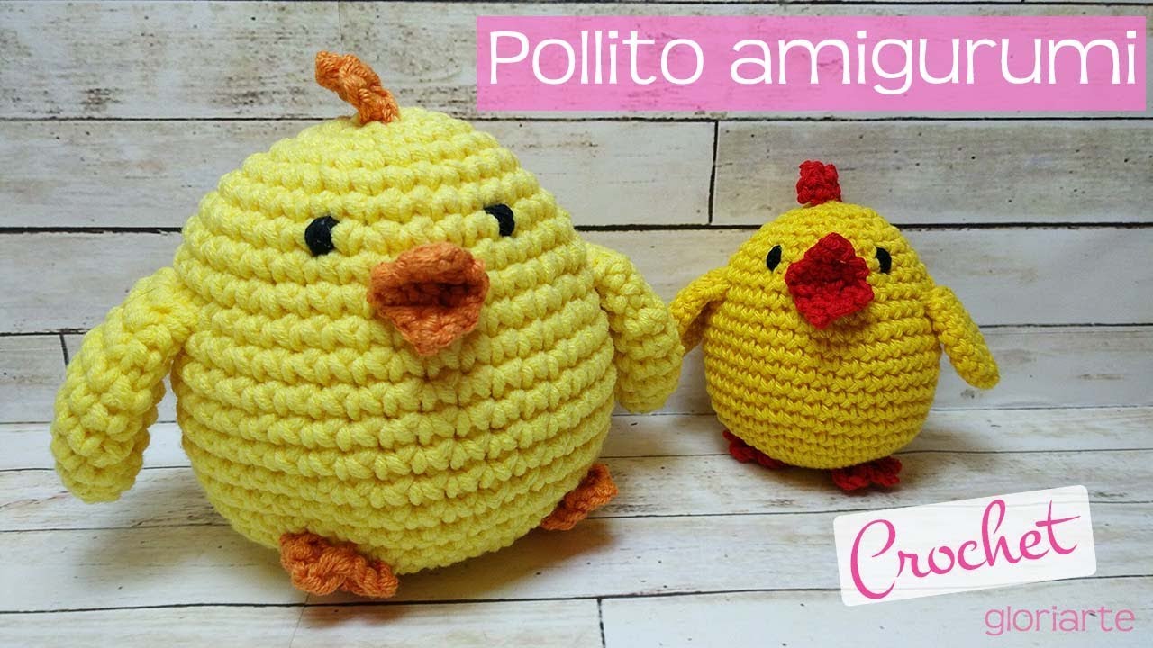 Mi primer amigurumi crochet | Especial principiantes | Pollito súper fácil. Easy chick amigurumi.