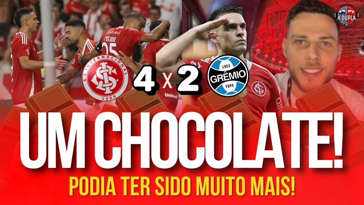 🔴⚪ Inter 4x2 Grêmio: 🔥🍫🎡ARRODEÃO NO BEIRA-RIO | PEZZOLANO JANTOU CASTRO | REDENÇÕES E BOAS NOTÍCIAS