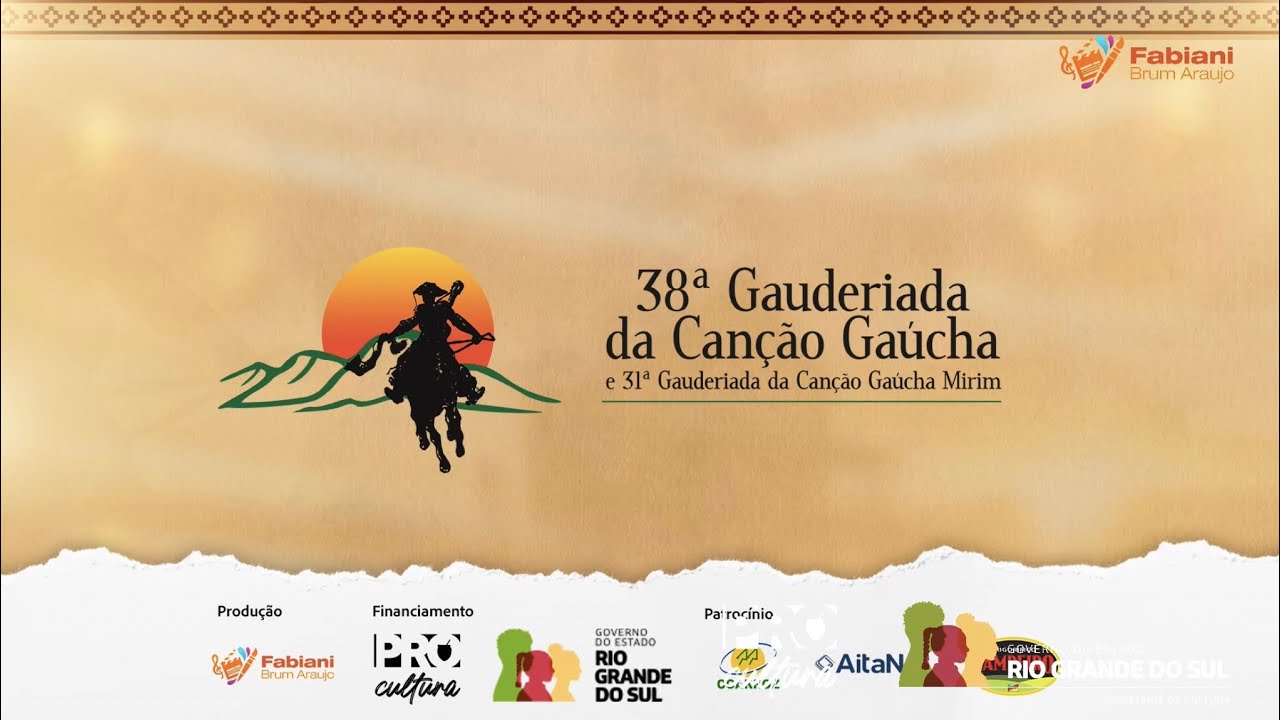 38ª GAUDERIADA DA CANÇÃO GAÚCHA