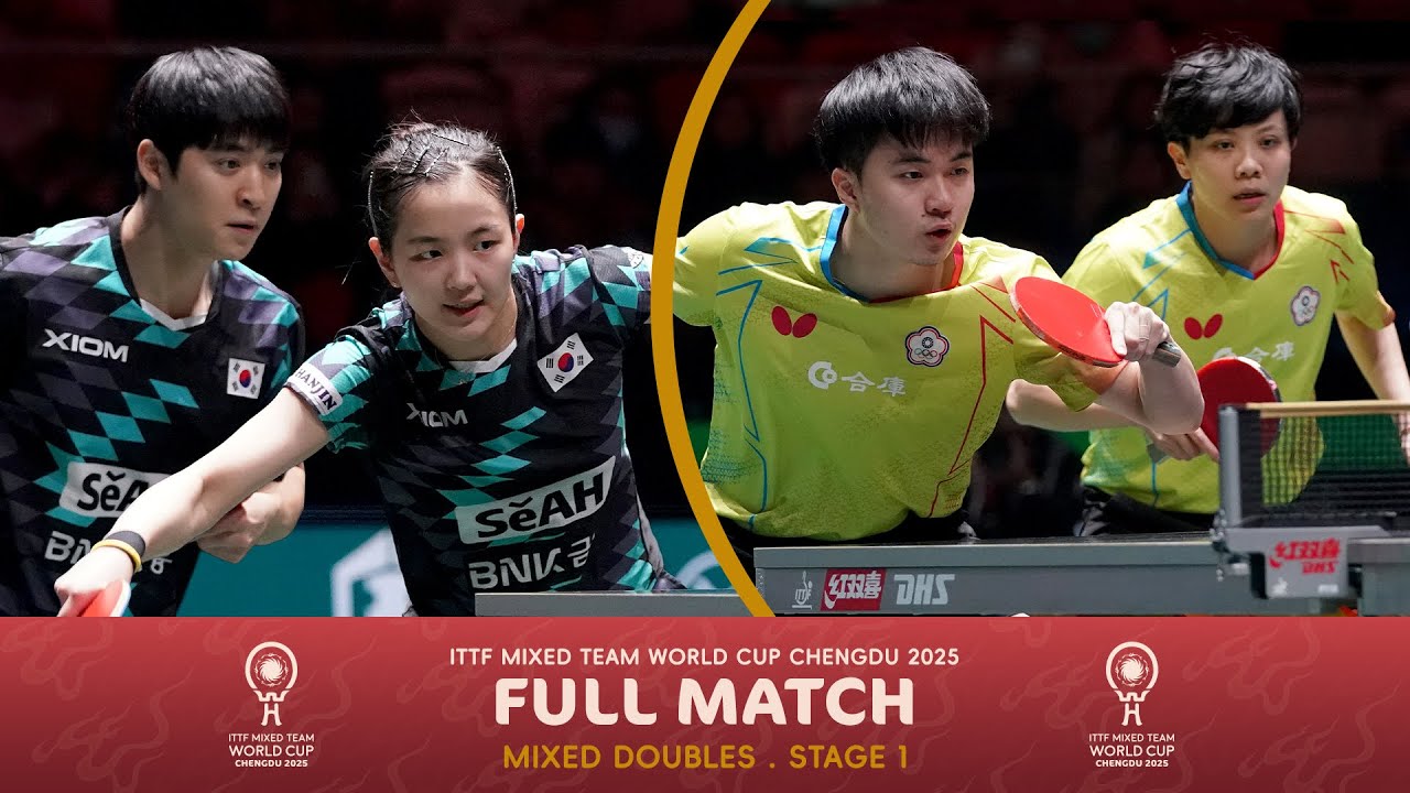 FULL MATCH | Kim/Park vs Lin/Cheng | ITTF Mixed Team World Cup 2025 (Stage 1)