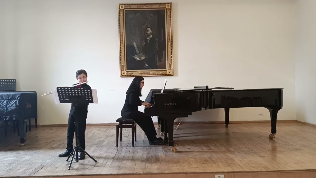 Jules Mouquet, La flute de pan, 1st mvt