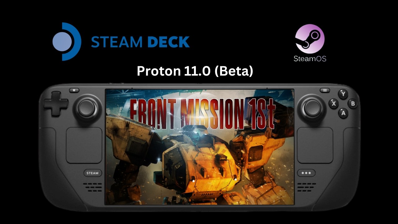 Front Mission 1st: Remake - Steam Deck Gameplay