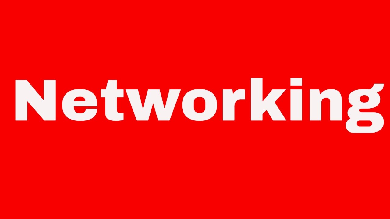 Get That Job - The Importance of Networking Today